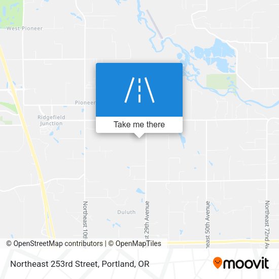 Mapa de Northeast 253rd Street