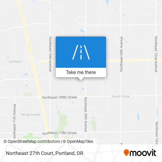 Mapa de Northeast 27th Court