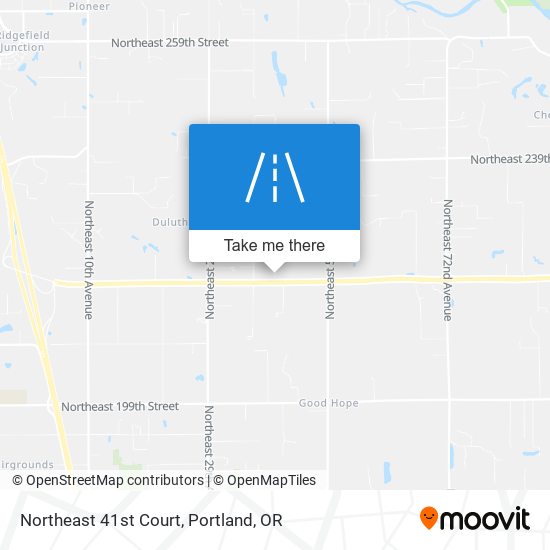 Mapa de Northeast 41st Court