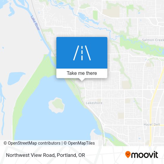 Northwest View Road map