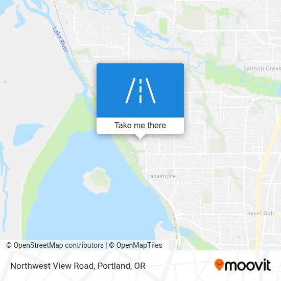 Northwest View Road map