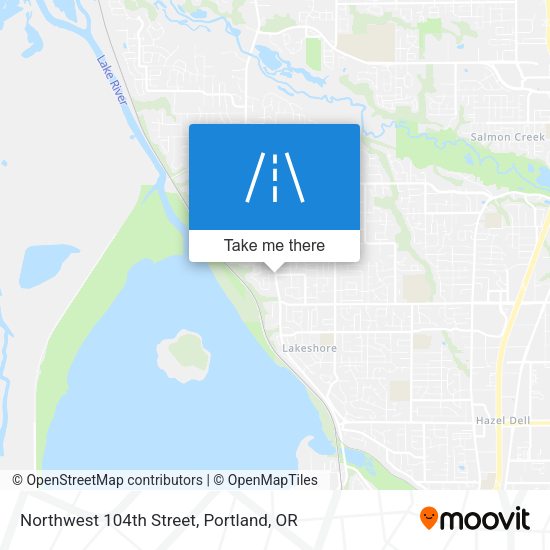 Mapa de Northwest 104th Street