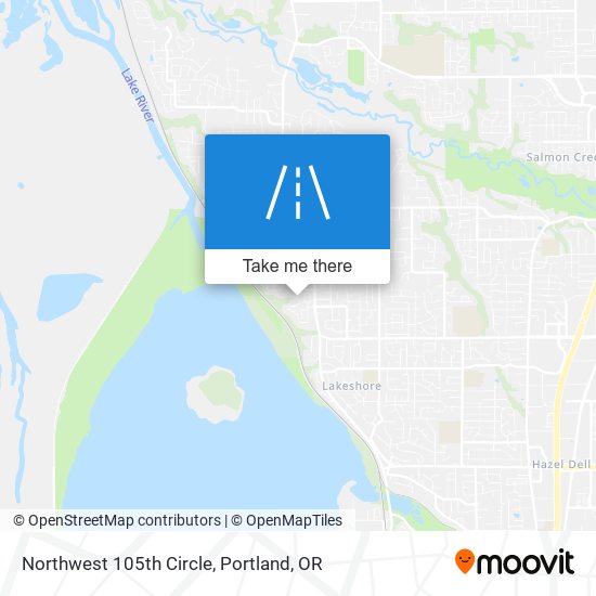 Mapa de Northwest 105th Circle