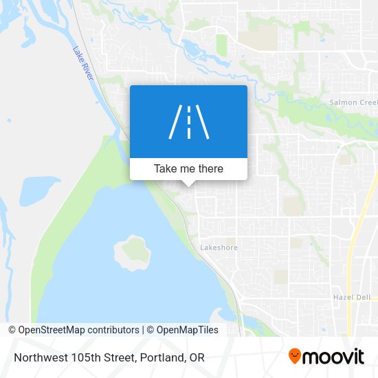 Northwest 105th Street map