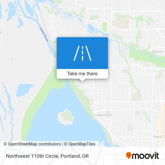 Northwest 110th Circle map