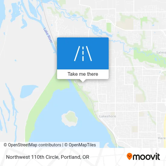 Northwest 110th Circle map