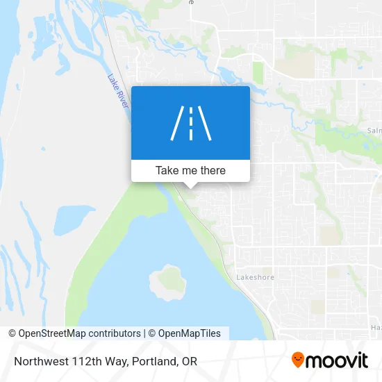 Northwest 112th Way map