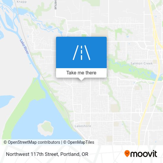 Northwest 117th Street map