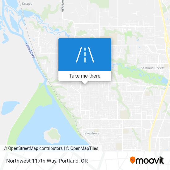 Northwest 117th Way map