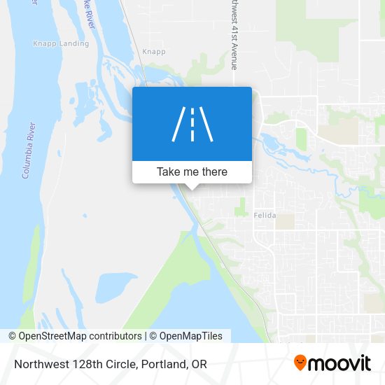 Northwest 128th Circle map