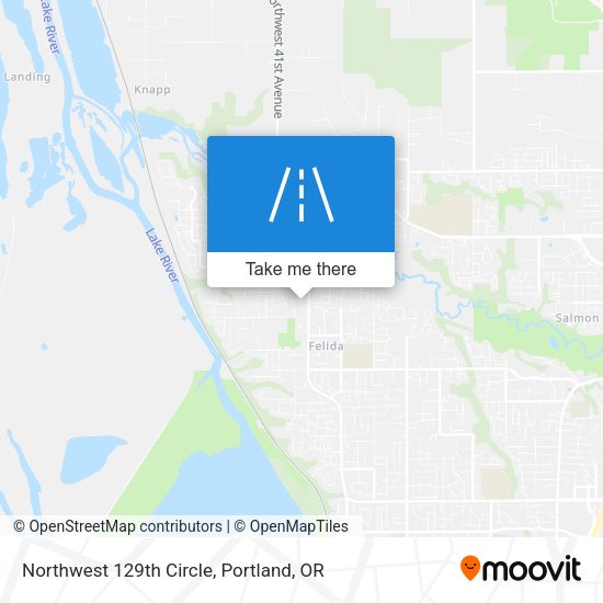 Mapa de Northwest 129th Circle
