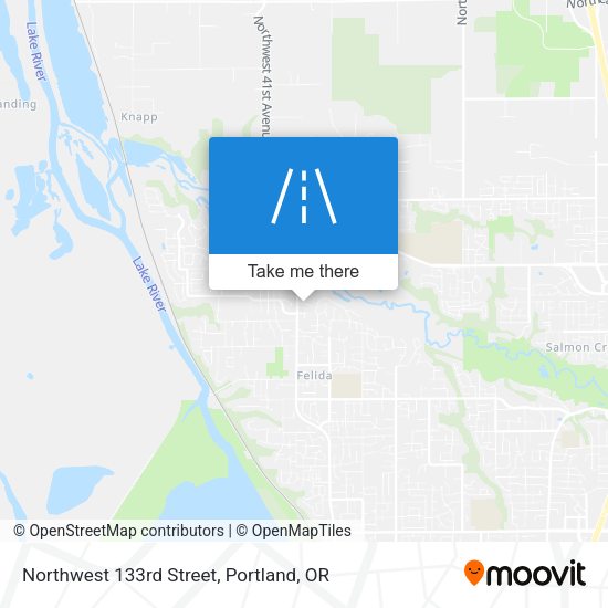 Mapa de Northwest 133rd Street