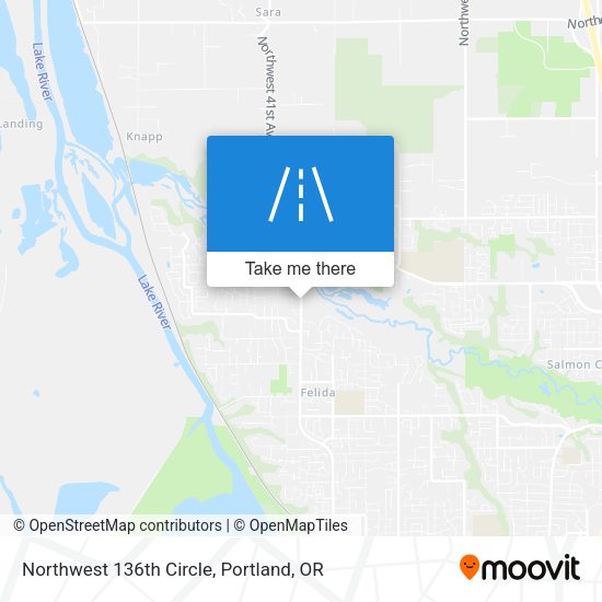 Northwest 136th Circle map