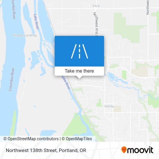 Northwest 138th Street map