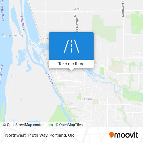 Northwest 140th Way map