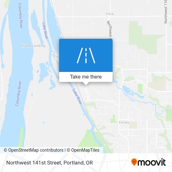 Northwest 141st Street map