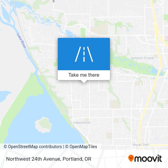 Northwest 24th Avenue map