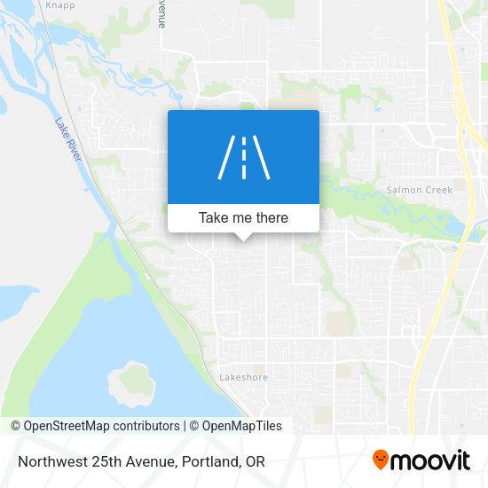 Northwest 25th Avenue map