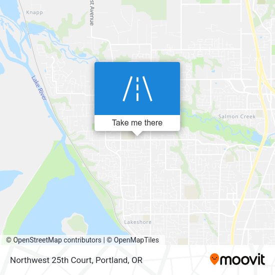 Mapa de Northwest 25th Court
