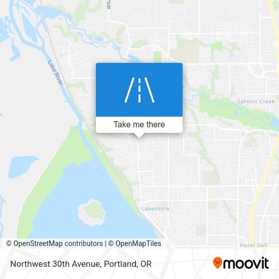 Northwest 30th Avenue map