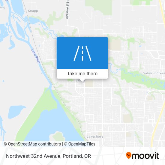 Northwest 32nd Avenue map