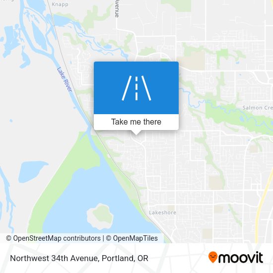 Northwest 34th Avenue map