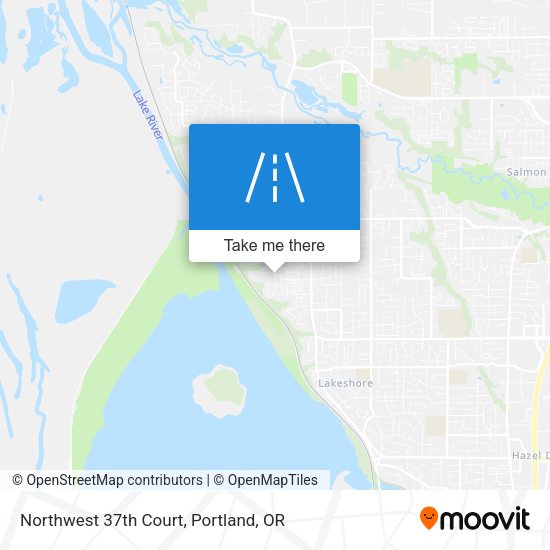 Northwest 37th Court map