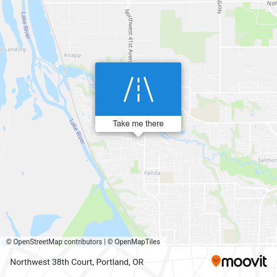 Mapa de Northwest 38th Court
