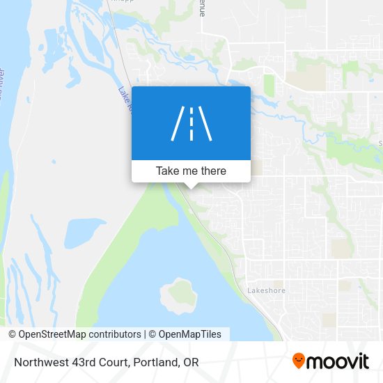 Mapa de Northwest 43rd Court