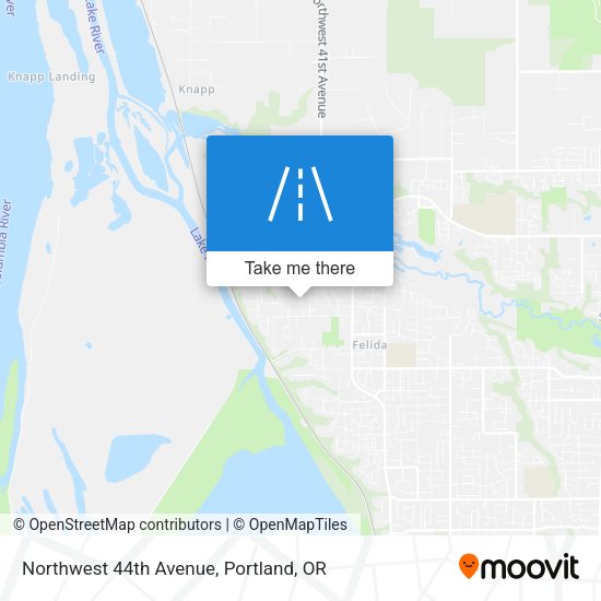 Mapa de Northwest 44th Avenue