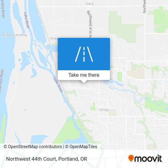 Mapa de Northwest 44th Court