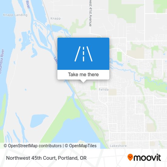 Northwest 45th Court map