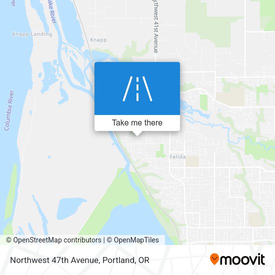 Mapa de Northwest 47th Avenue