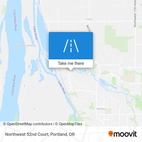 Mapa de Northwest 52nd Court