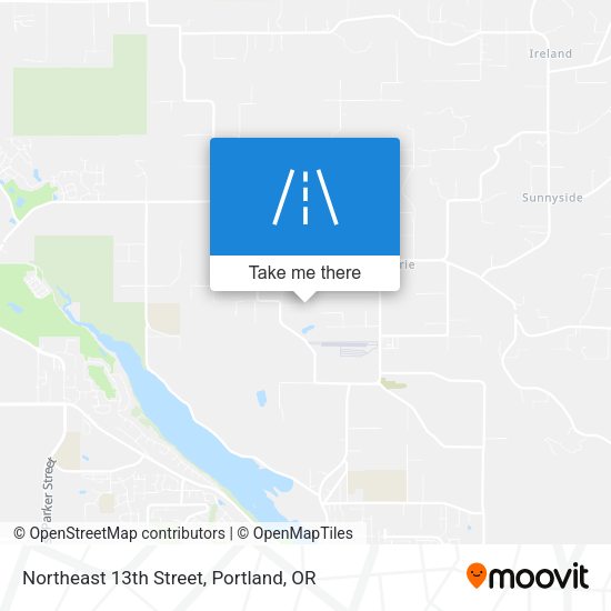 Mapa de Northeast 13th Street