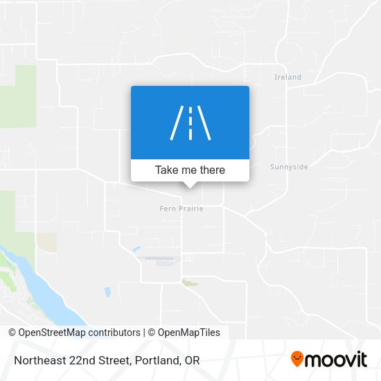 Mapa de Northeast 22nd Street