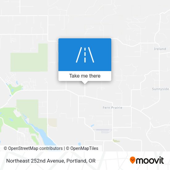 Northeast 252nd Avenue map