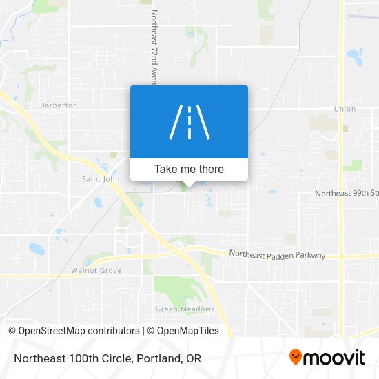 Mapa de Northeast 100th Circle