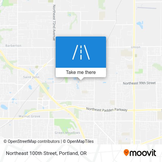 Mapa de Northeast 100th Street