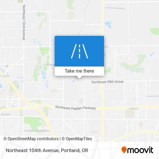 Northeast 104th Avenue map