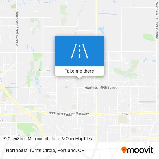 Mapa de Northeast 104th Circle