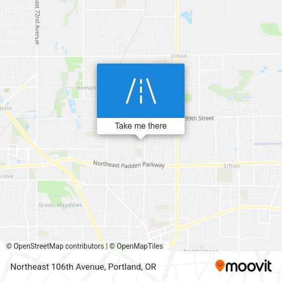 Mapa de Northeast 106th Avenue