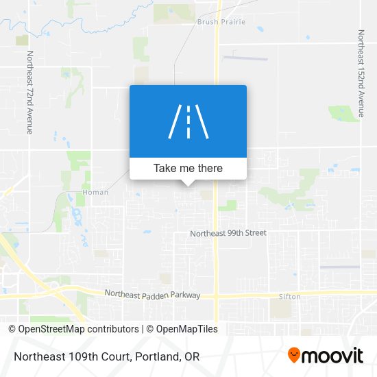 Mapa de Northeast 109th Court