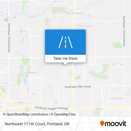 Mapa de Northeast 111th Court