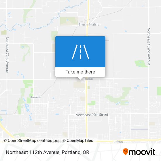 Northeast 112th Avenue map