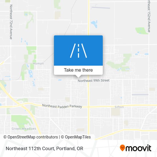 Mapa de Northeast 112th Court