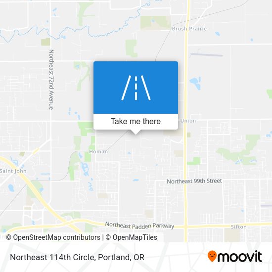 Mapa de Northeast 114th Circle