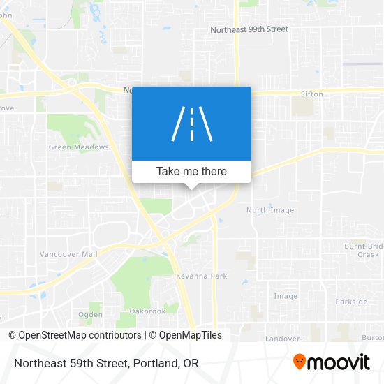 Northeast 59th Street map