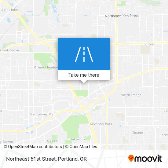 Mapa de Northeast 61st Street