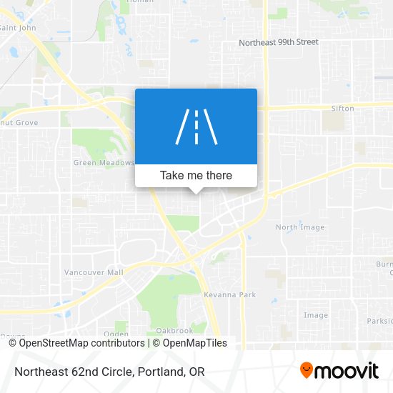 Northeast 62nd Circle map